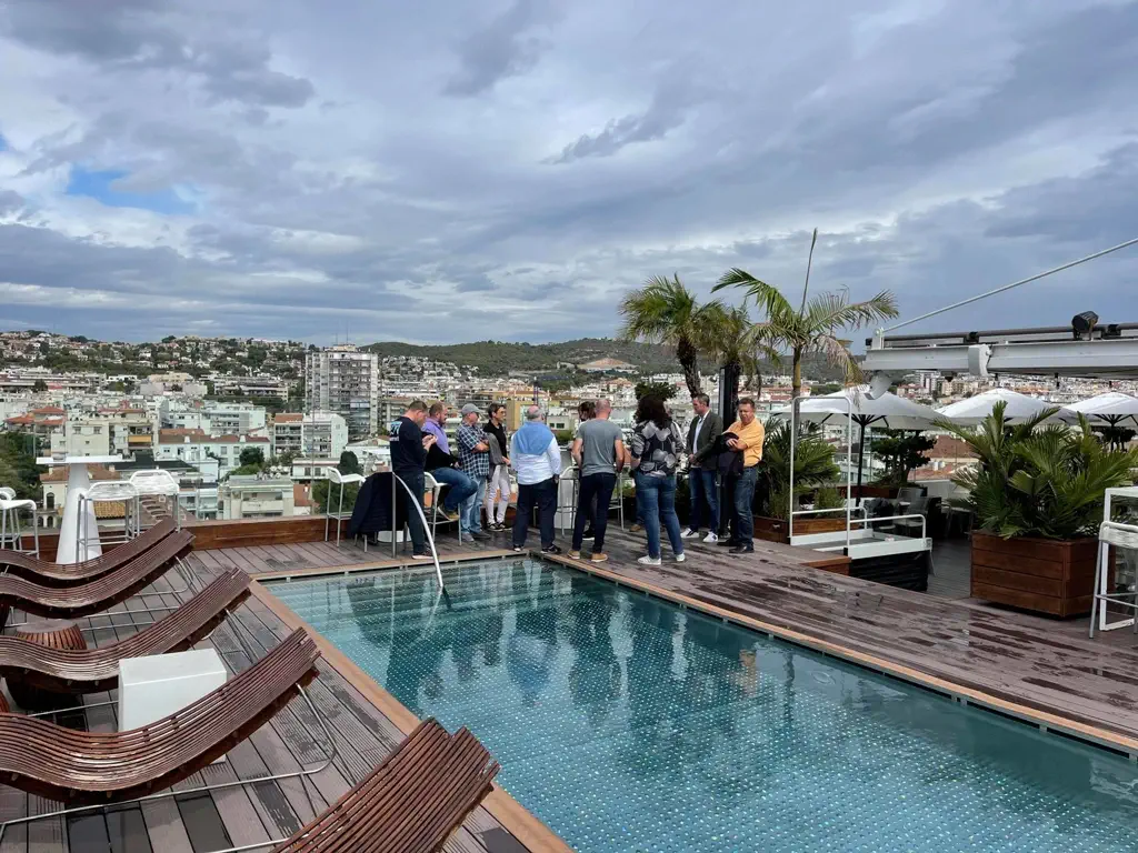 évènement sur le rooftop d'un hôtel en catalogne