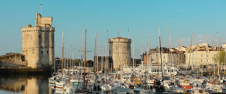 port de la Rochelle et ses deux tours