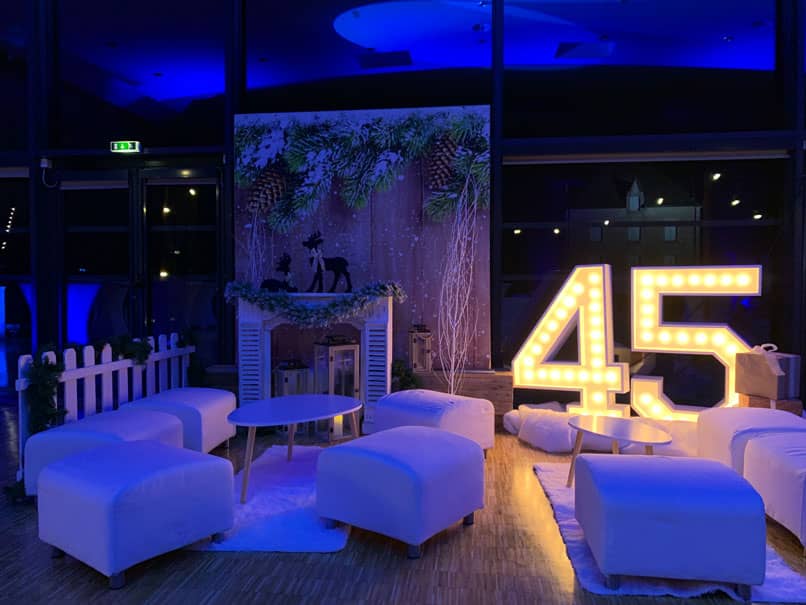 décors anniversaire d'entreprise